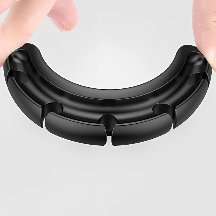 طقم منظم الكابلات سيليكون لاصق، 2 و 4 فتحة ، 4 قطع - متعدد الالوان